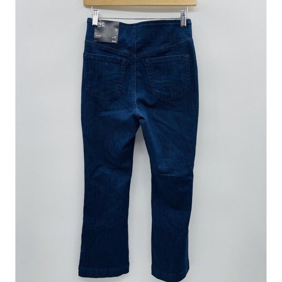 INC International Concepts Womens Size 4 High Rise Crop Flare Pull-On Jeans 297 - Picture 4 of 9